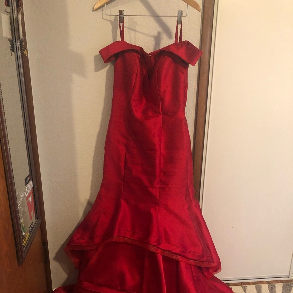 Gorgeous Dark Red Prom Dress